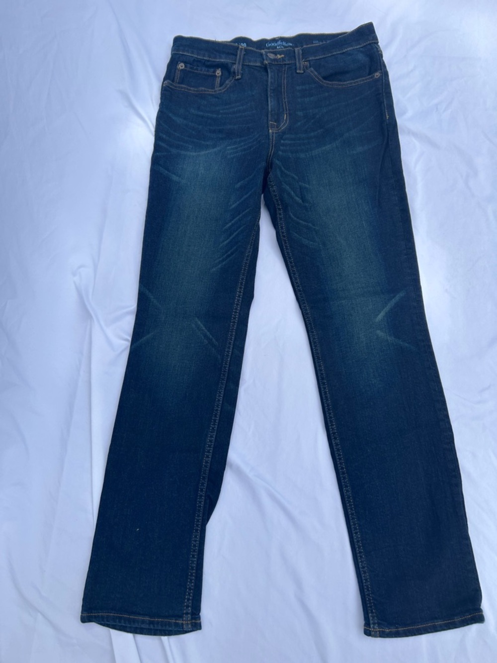 Goodfellow & Co Dark Indigo Straight Leg Jeans size 30x30